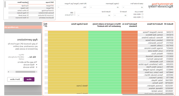 Connect to Power App Dashboard