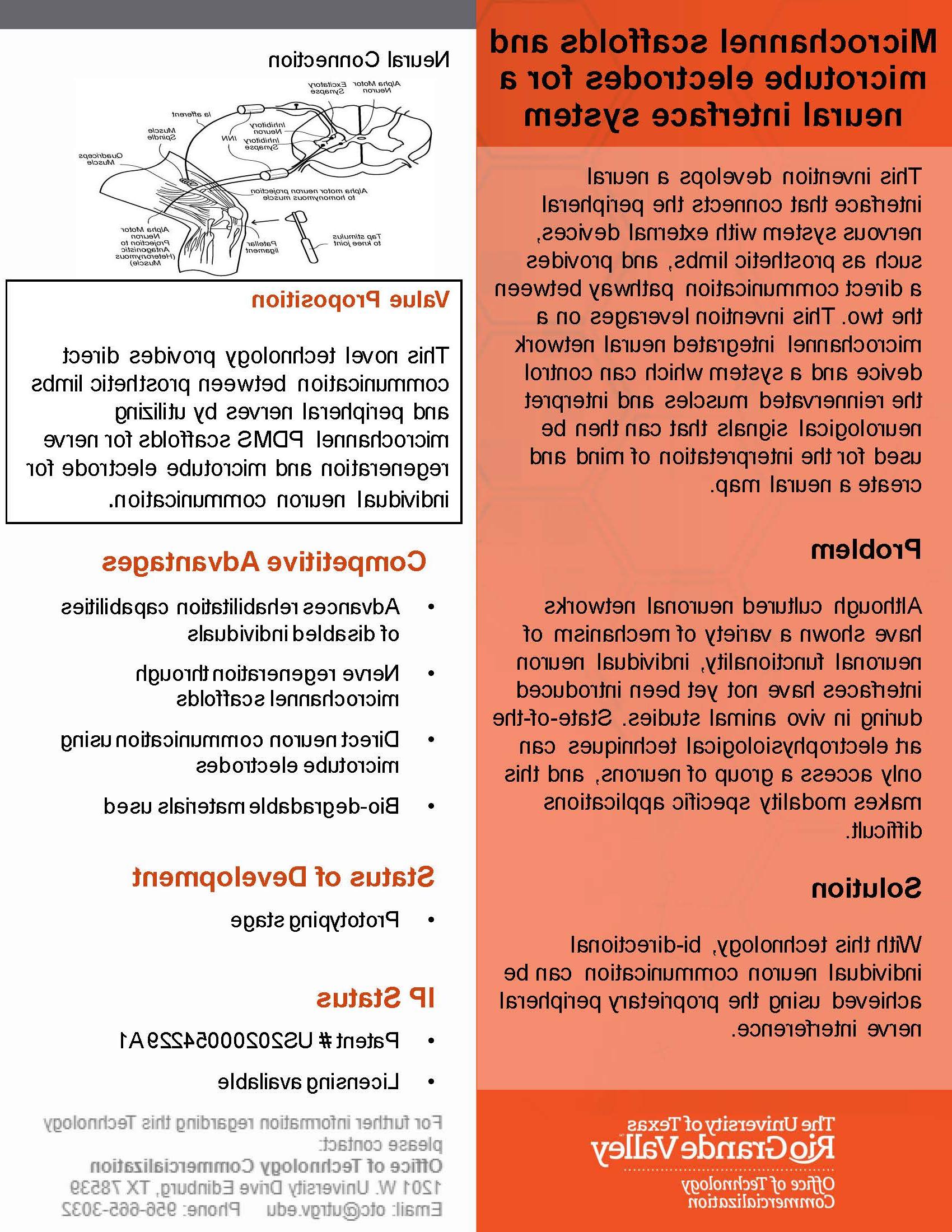 Microchannel Scaffolds and Microtube Electrodes for a Neural Interface System PDF